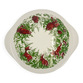 Forest animal plate, Edelkeramik, Grunstadt, mid-20th century