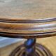 Table d'appoint en bois tourné, 52 cm