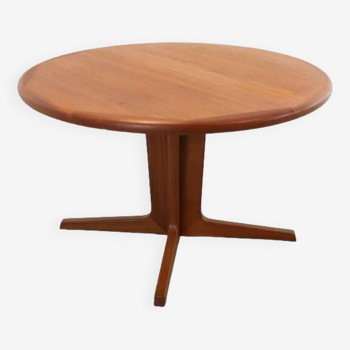 Bernhard Pederson and Son ronde verlengbare teak eettafel 'Bogvad'