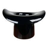 Vintage Italian vase top hat in Murano glass, 1980s.