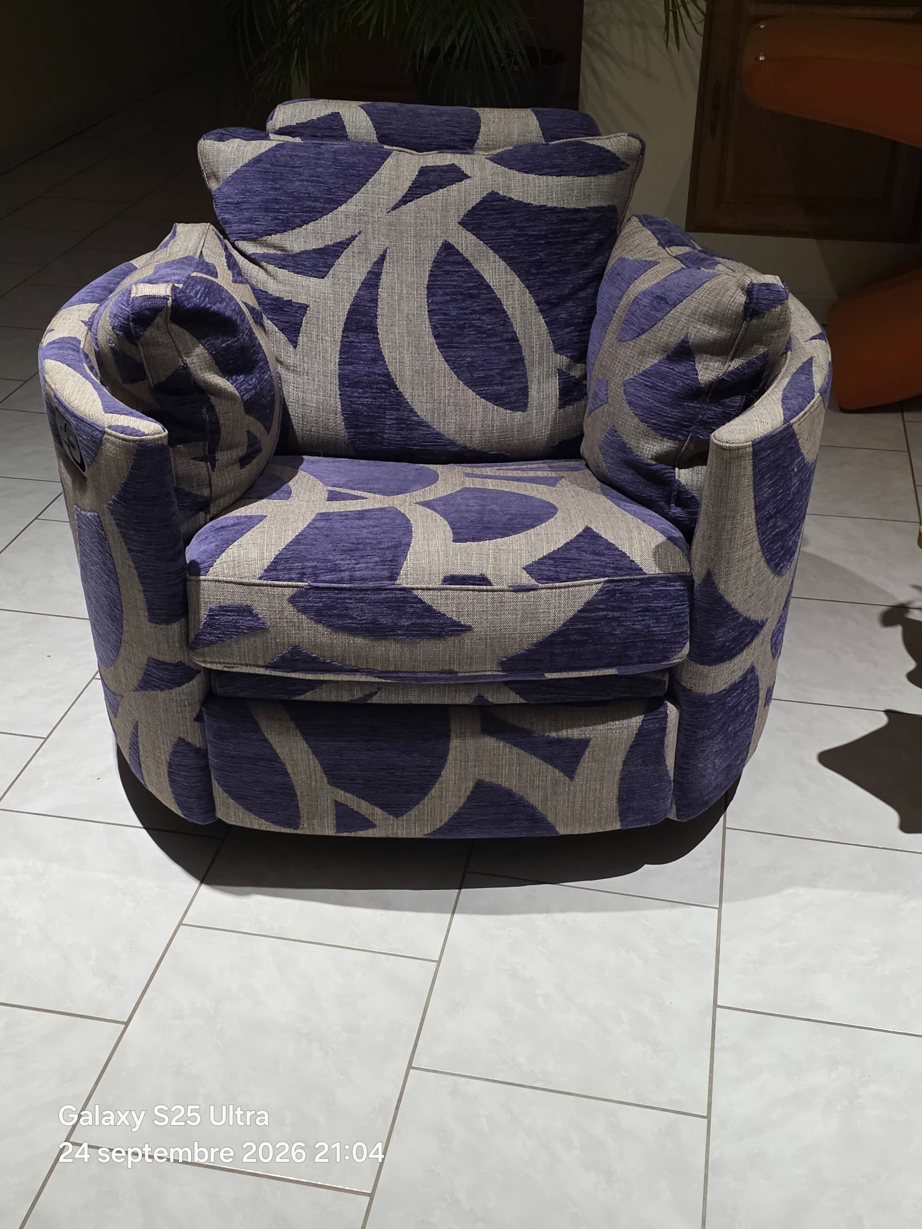 Designer armchair