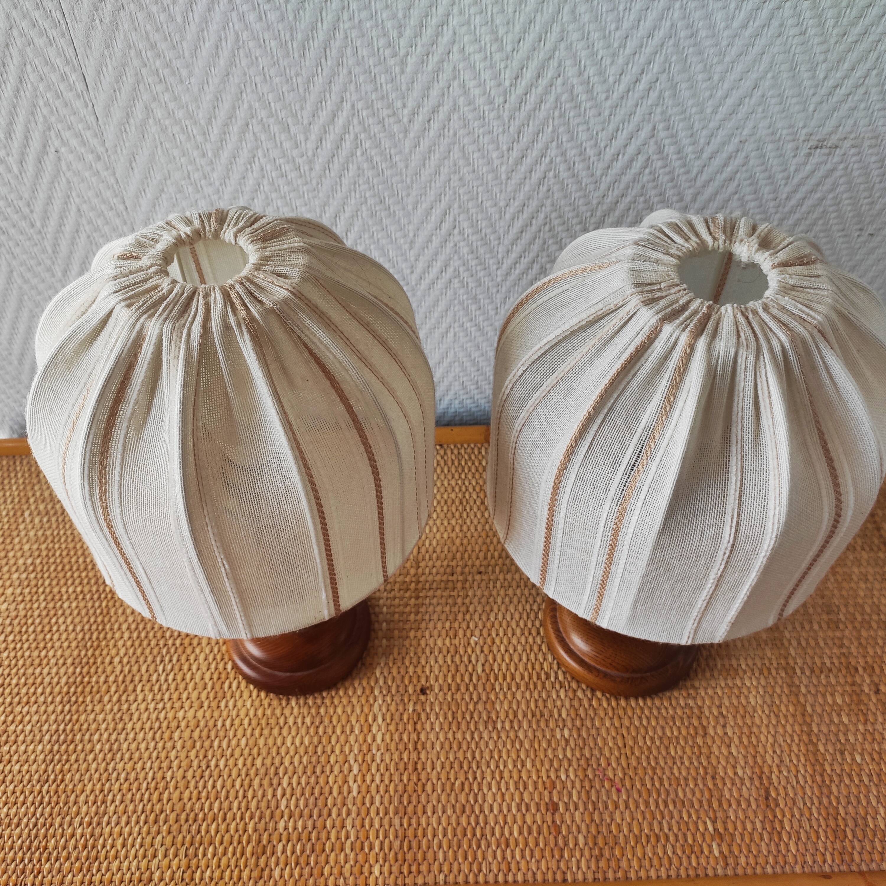 Paire de lampes de chevet de style scandinave, 1990