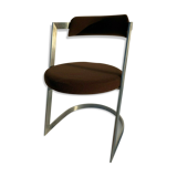 1970 stainless steel chair chrome style treck