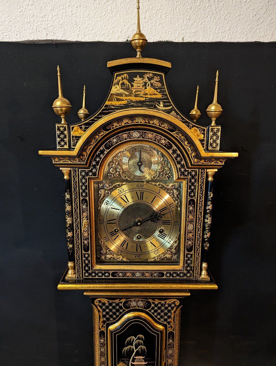 Comtoise clock of asian parquet