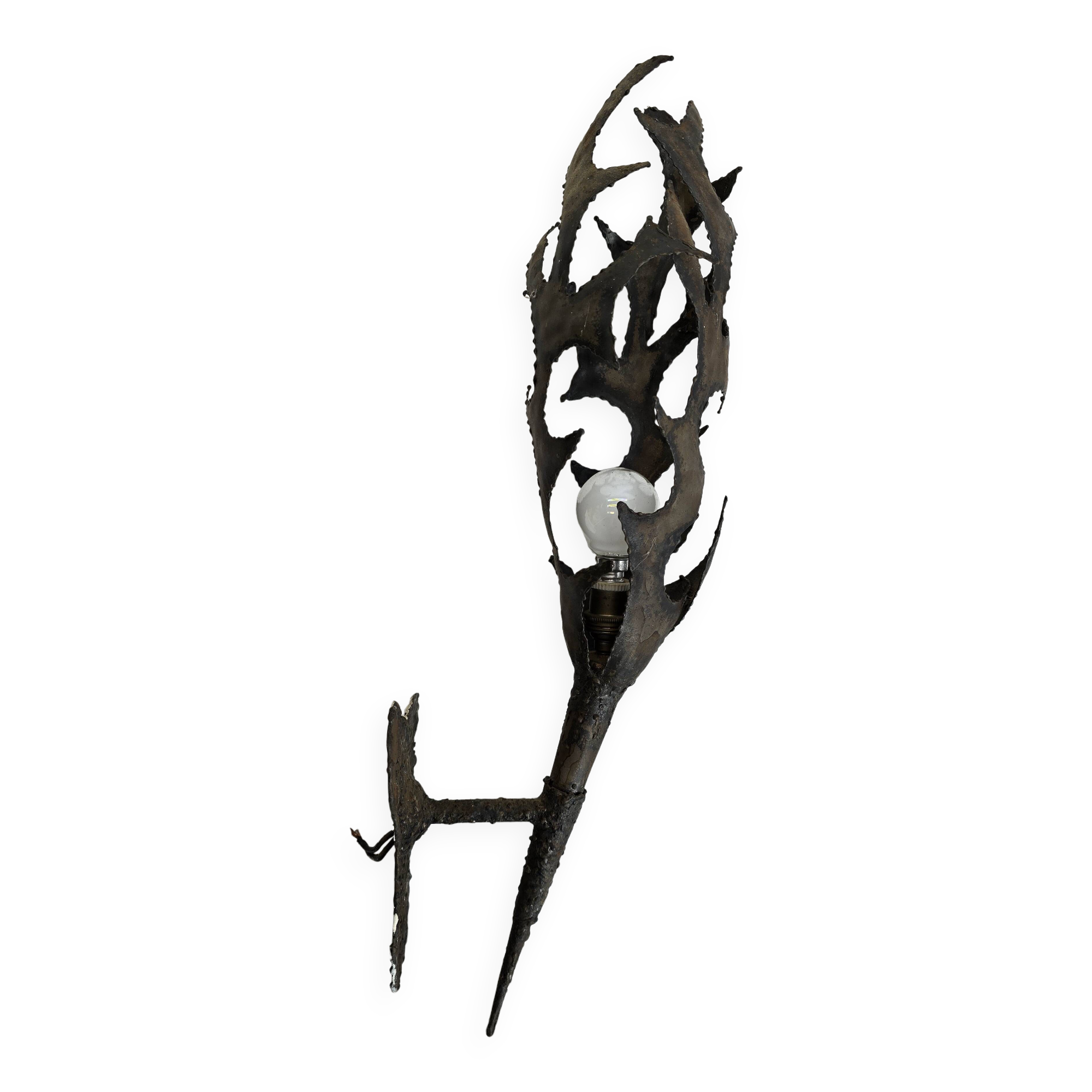 “flame” wall lamp andré lavrat