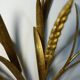 Wall lamp in gilded metal sheaf of wheat 1970s