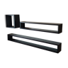 Zeus Irony Black Metal Shelves