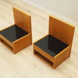 Set of hanging bedside cabinets, Danish design, 1960s, designer: Hans J. Wegner, manufacturer: Getam
