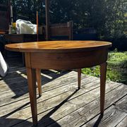 Table demi lune fin art deco années 1930