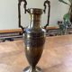 Amphora, large Napoleon III vase in brass.