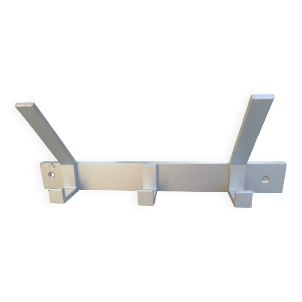 Porte manteau moderniste en aluminium années 70
