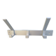 Modernist aluminium coat rack from the 1970s.