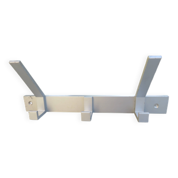 Porte manteau moderniste en aluminium années 70