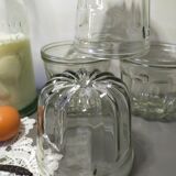 Set of 4 glass cannelé molds