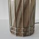 Vintage glass and metal lamp, 70s