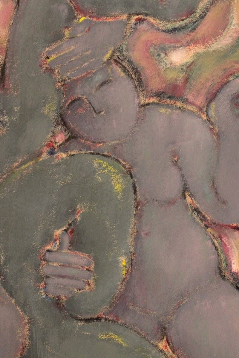 Tableau de Jacqueline Jacquier (1930-2020) - Gouache sur papier