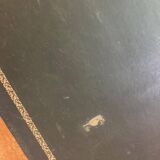 Louis XVI type desk in cherry wood and leather