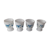 4 COQUETIERS decoration blue flowers arcopal veronica