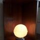 Authentic 20th-century Art Deco globe lamp in coloured glass.