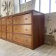 Meuble de métier chêne doré XXL années 50
