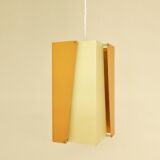 Rare metal pendant light for Lyfa, Denmark 1960's