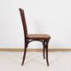 Old cane bistro chair, stamped fischel