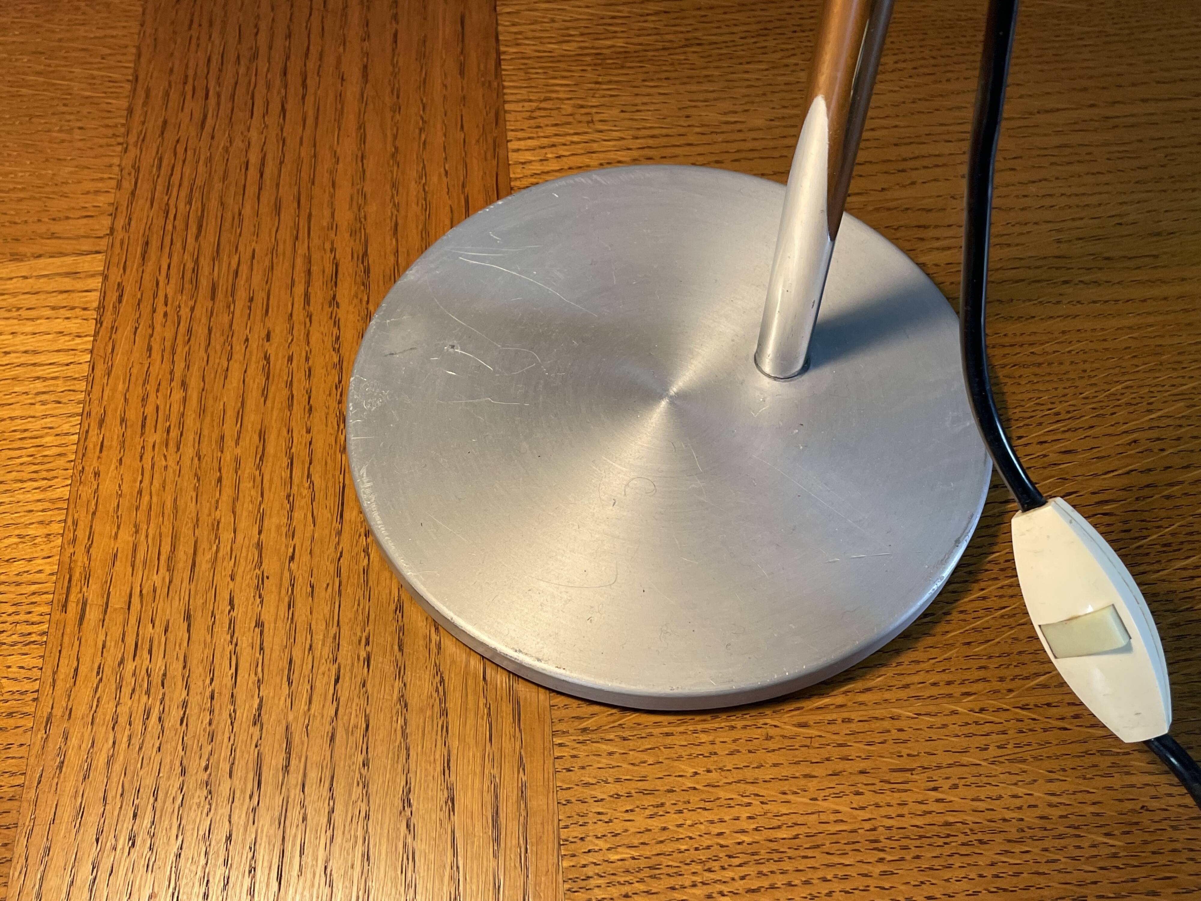 Vintage metal lamp from the 1970s