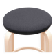 Alvar Aalto 64 stool in black and birch for Artek