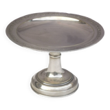 Shower bowl in silver metal