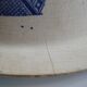 English earthenware dish 19th Staffordshire willow pattern decoration