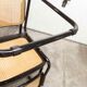 Pair of black Breuer B32 chairs restored, new stamps