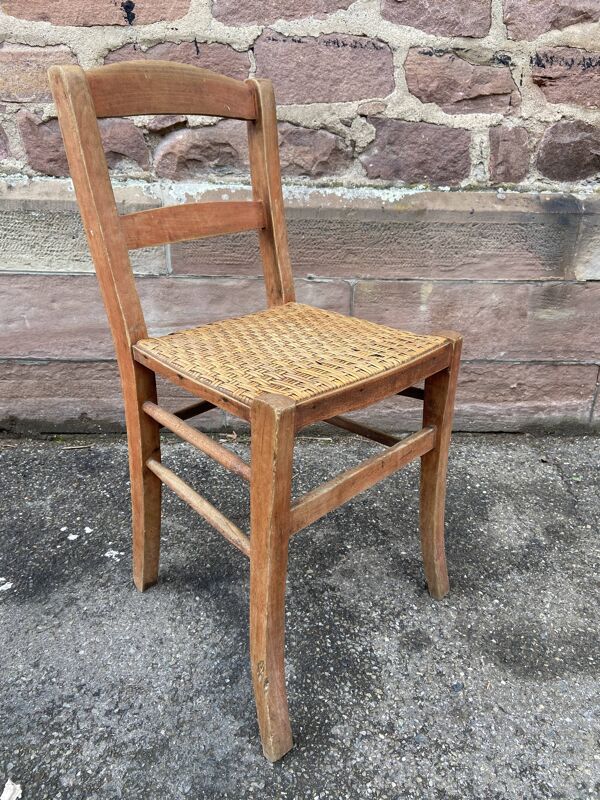 4 chaises bistrot 1930 Alsace