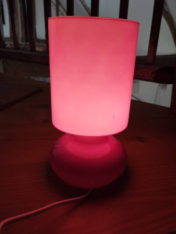 IKEA LYTKA Lamp – Fuchsia Pink – Scandinavian Design