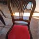 Vends 6chaises faisant partie d'une salle à manger complète en loupe d'orme