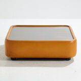 Modular leather sofa set