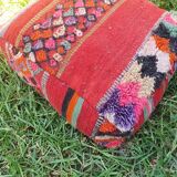 Moroccan carpet pouf