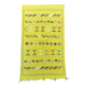Tapis berbère marocain Jaune Ethnique