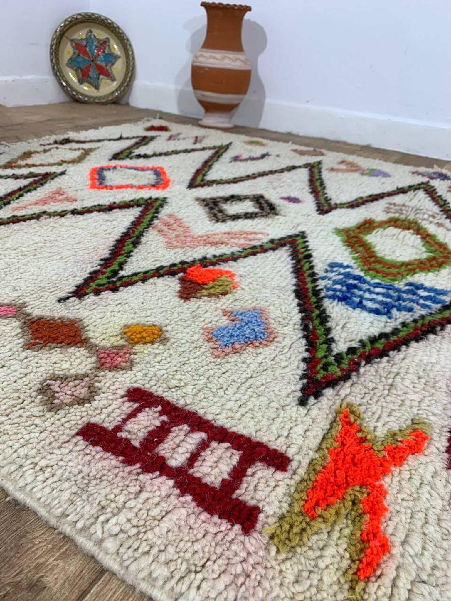 Tapis Berbère Marocain Artisanal fait main 270 X 160 CM