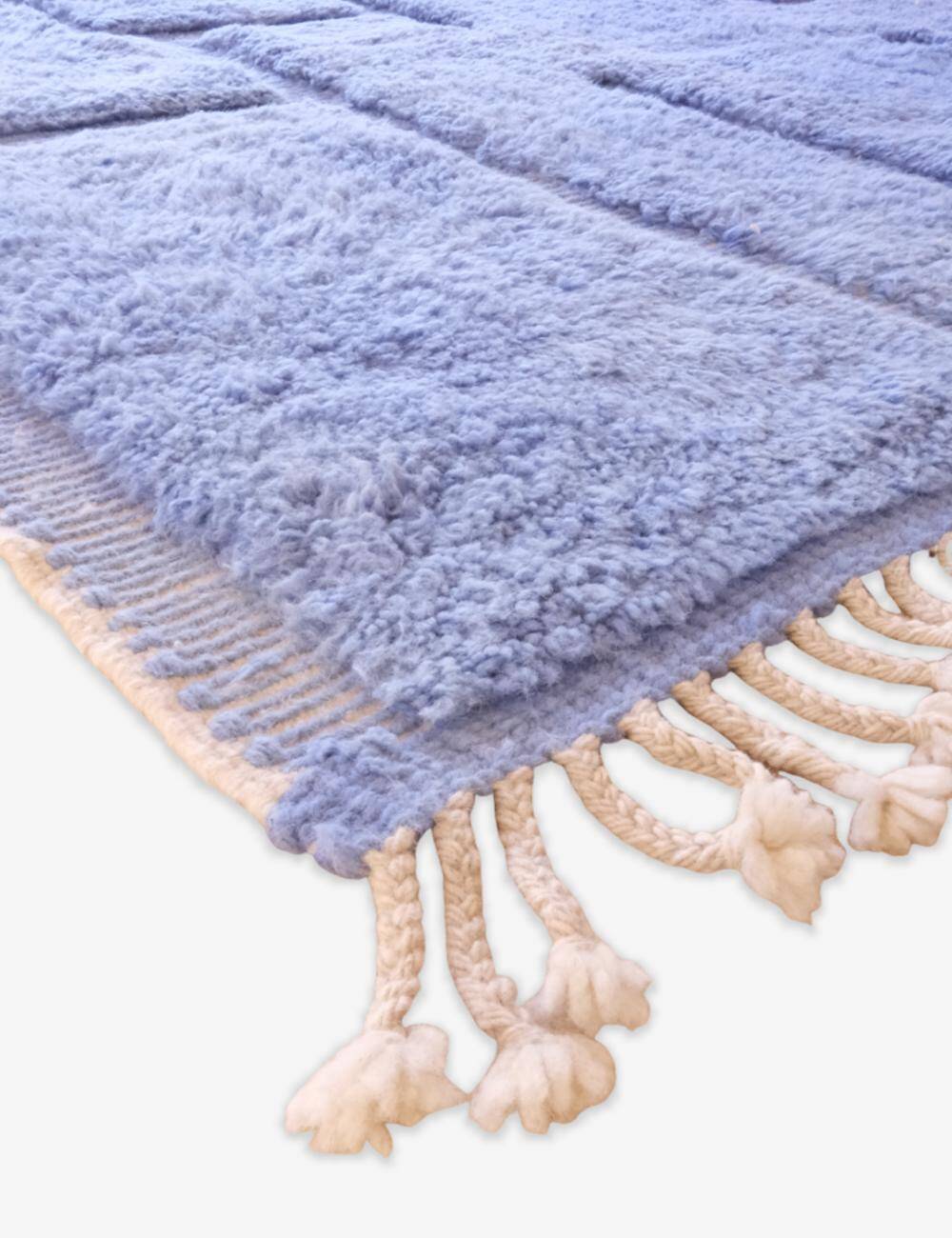 Tapis Bleu Contemporain - 350 x 243 cm