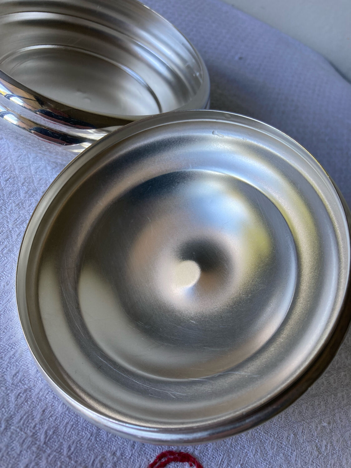 Gallia box, Christofle production in silver-plated metal