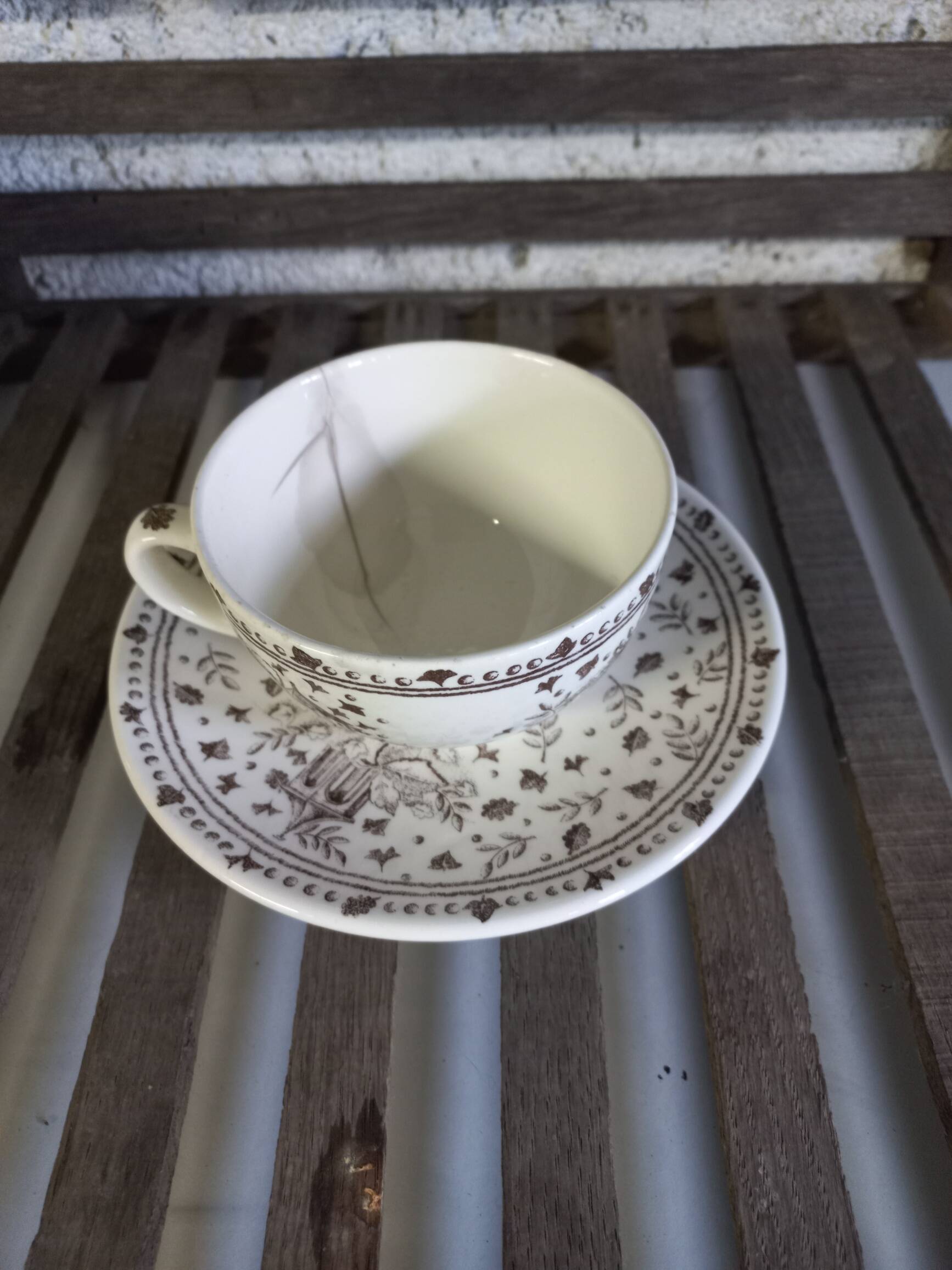 Gien Secret Gardens cup and saucer
