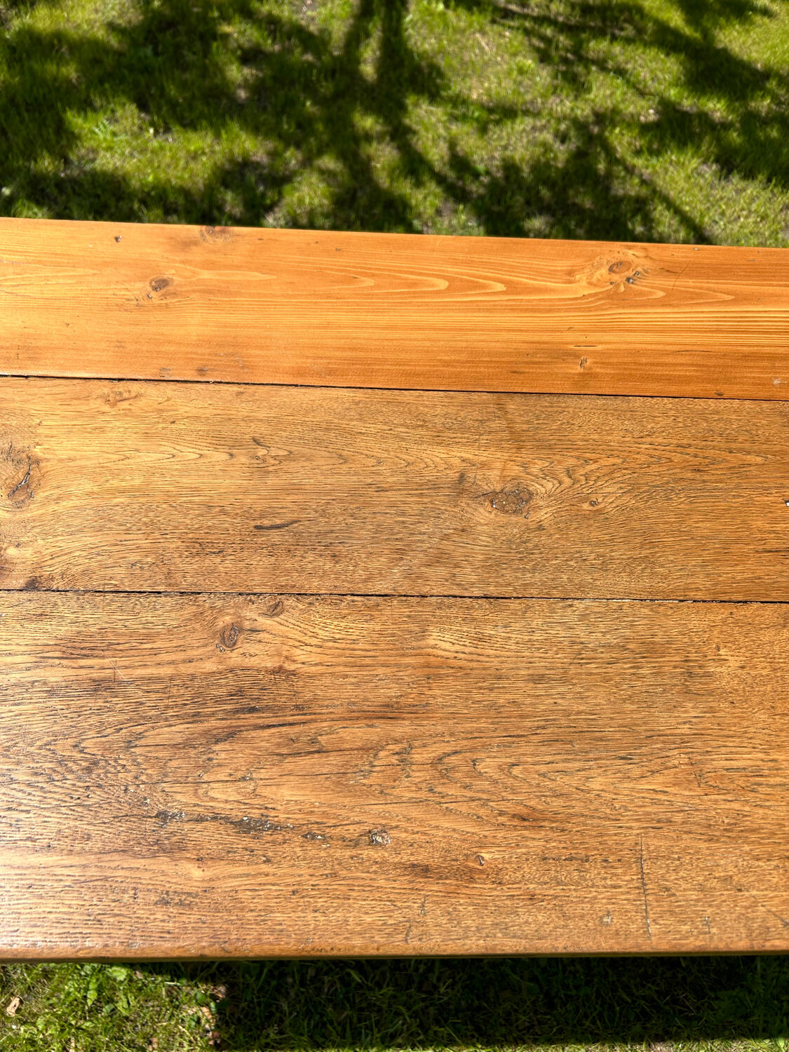 Oak farmhouse table 1 drawer