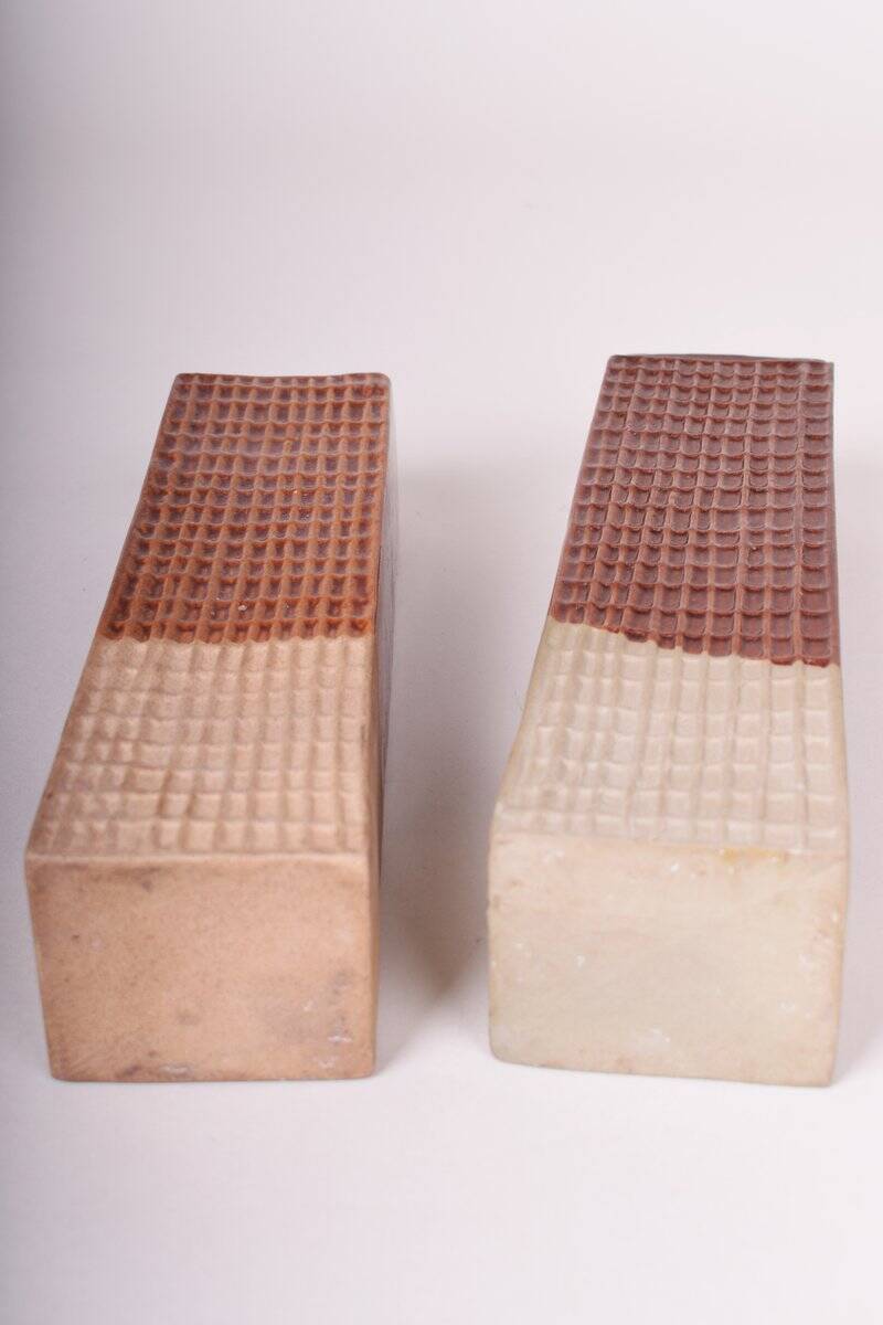 Mid-Century Vases in Ceramic by Kramika Horní Bříza, Czech, 1970s, Set of 2