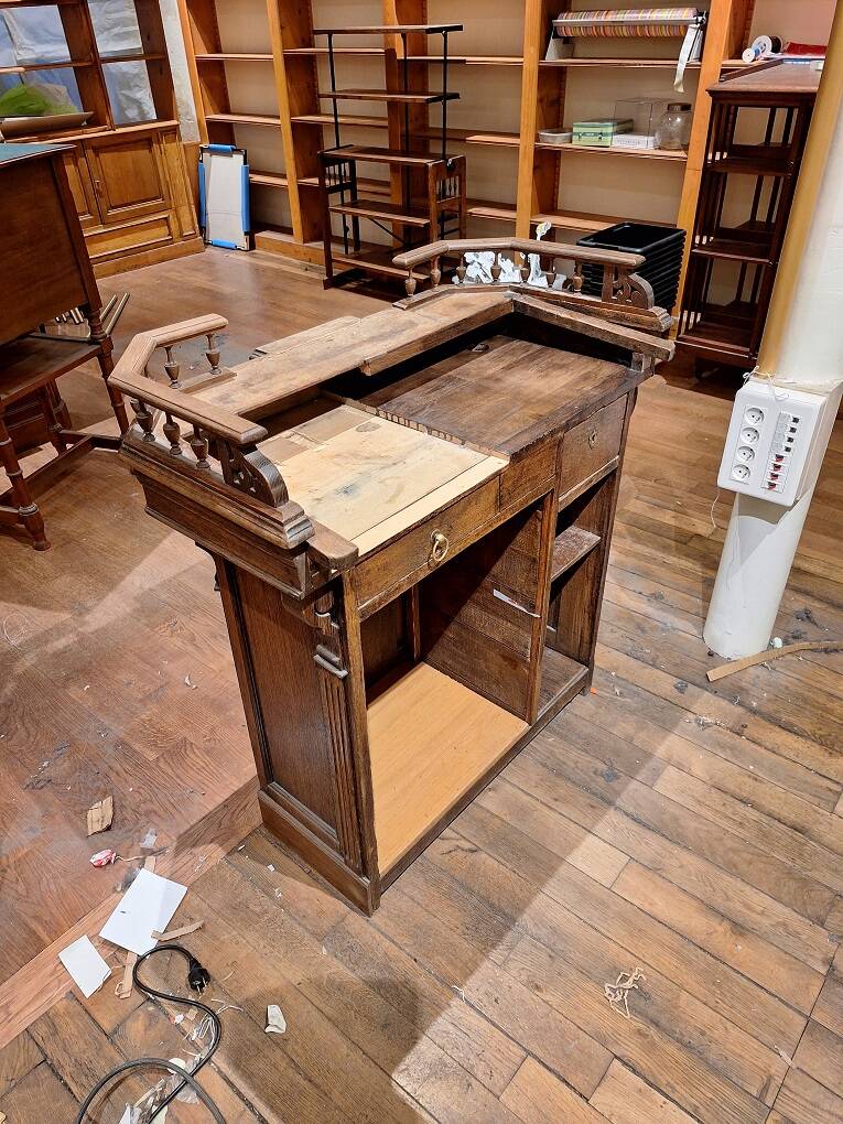 old cash register furniture