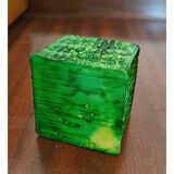 Vintage Green Alabaster Romano Bianchi Table Lighter