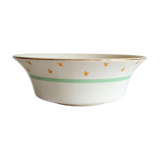 Salad bowl gien flowers gold