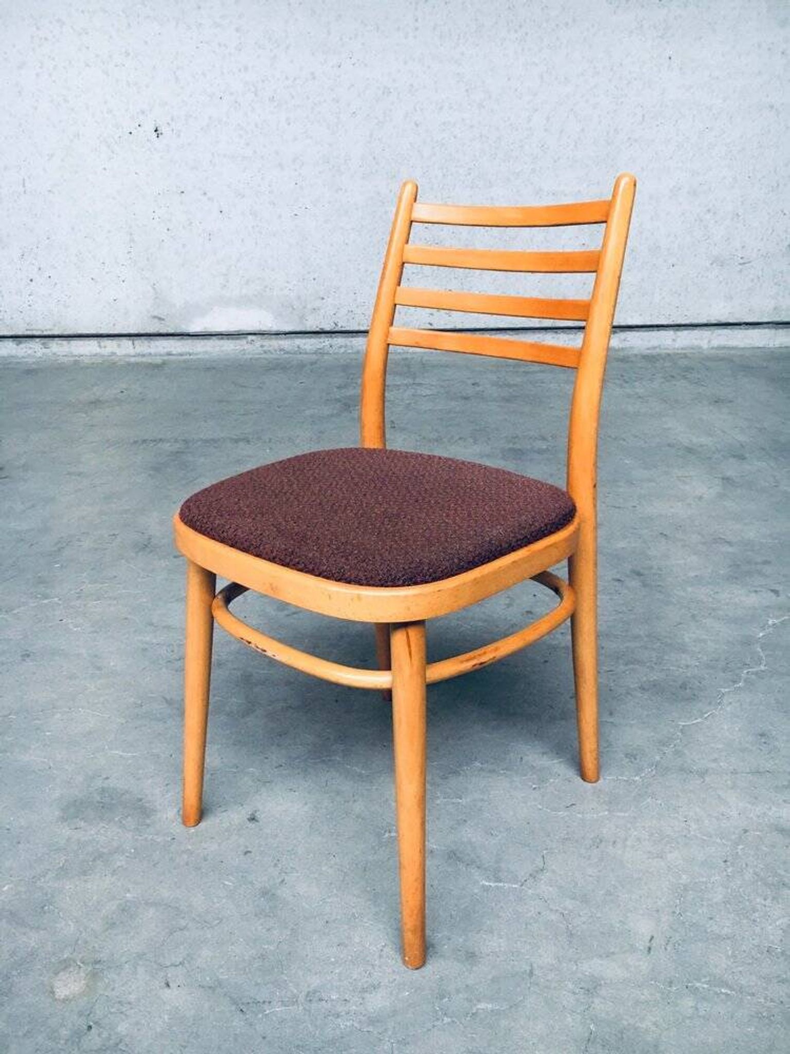Mid-Century Modern Dining Chairs from Ton, Czechoslovakia, 1968, Set of 4