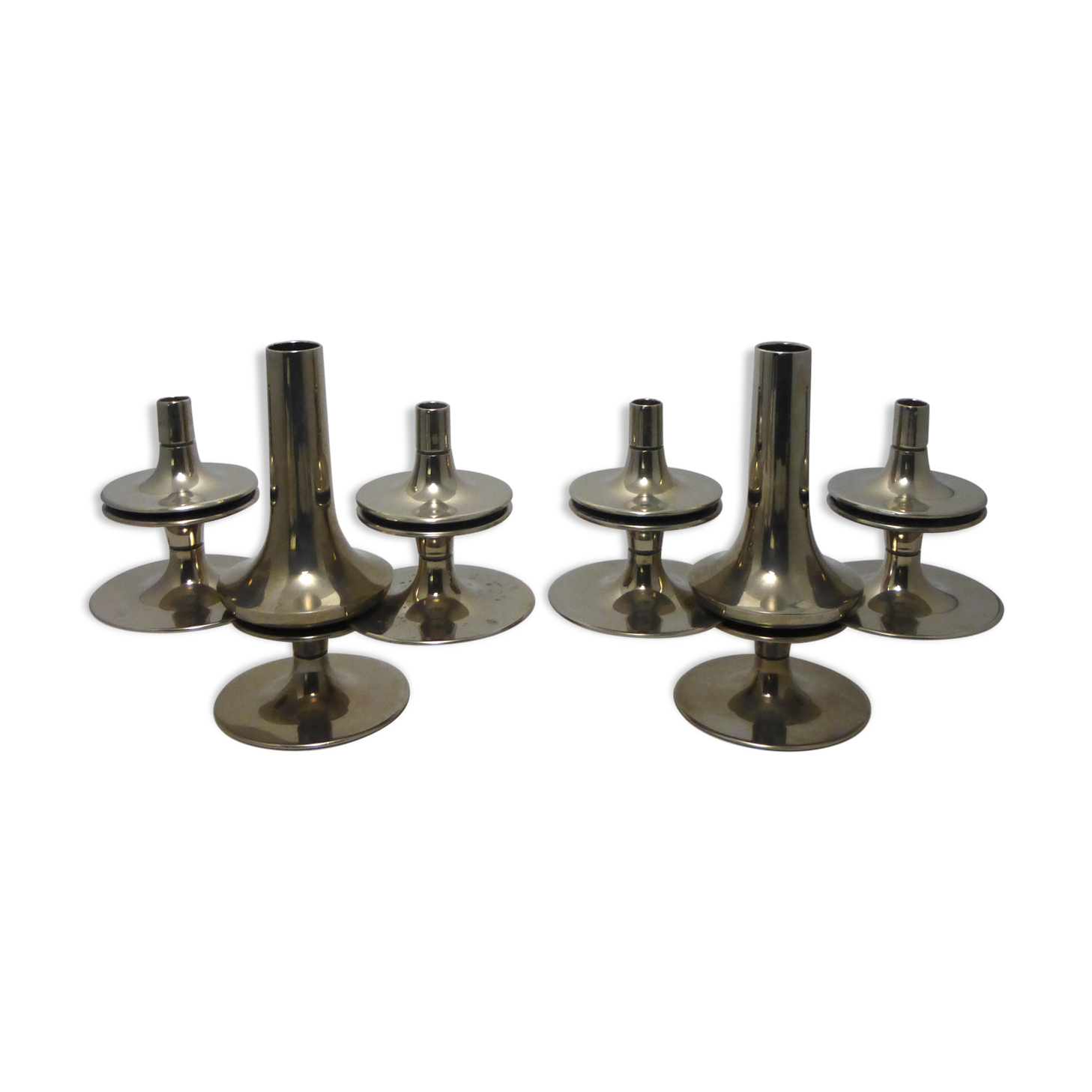 All S88 candlesticks and vases Nagel S880 - 1970's