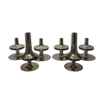 All S88 candlesticks and vases Nagel S880 - 1970's