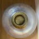 Holophane glass and brass photophore